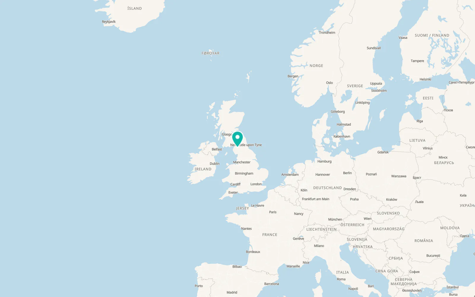 Map of Greystoke