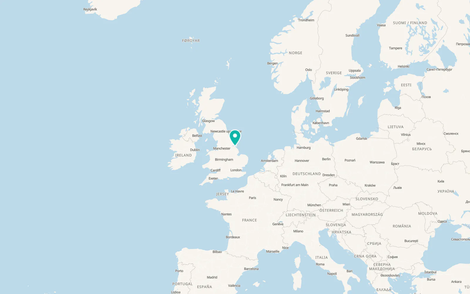 Map of Habrough
