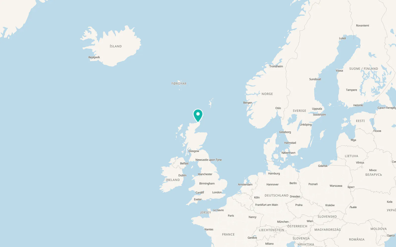 Map of Halkirk