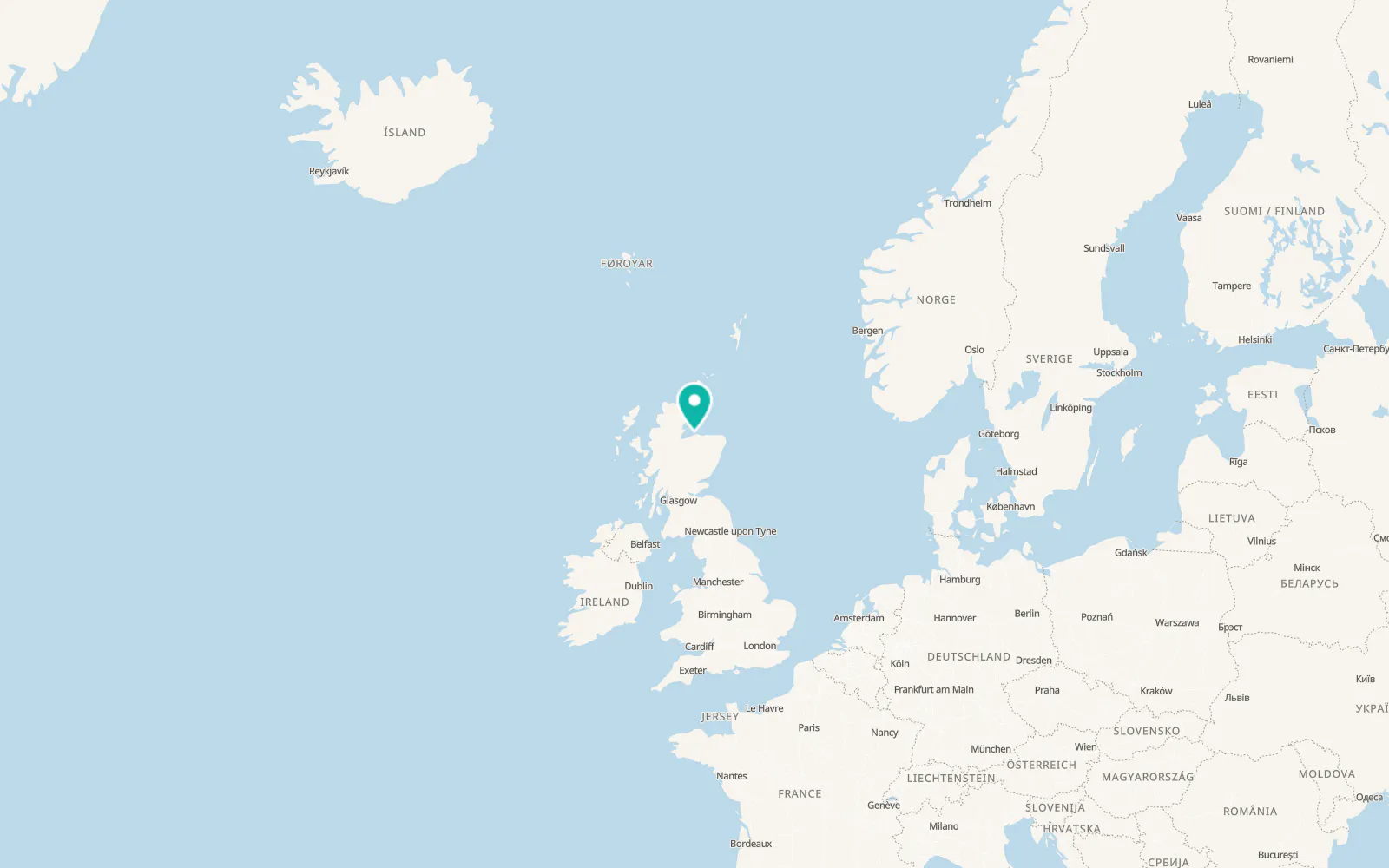 Map of Hopeman