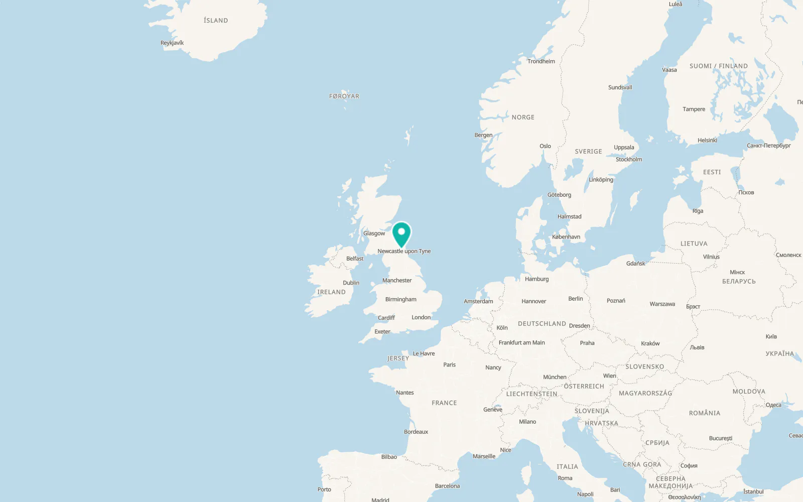 Map of Horsley