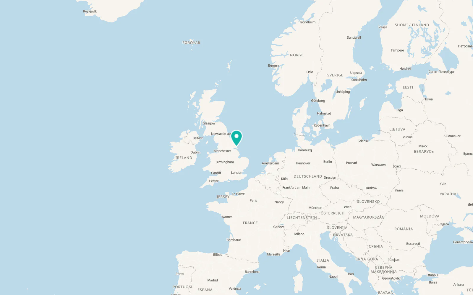 Map of Humbleton