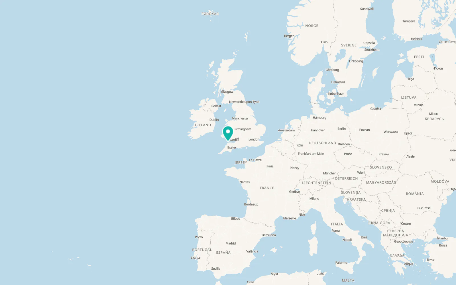 Map of Ilfracombe