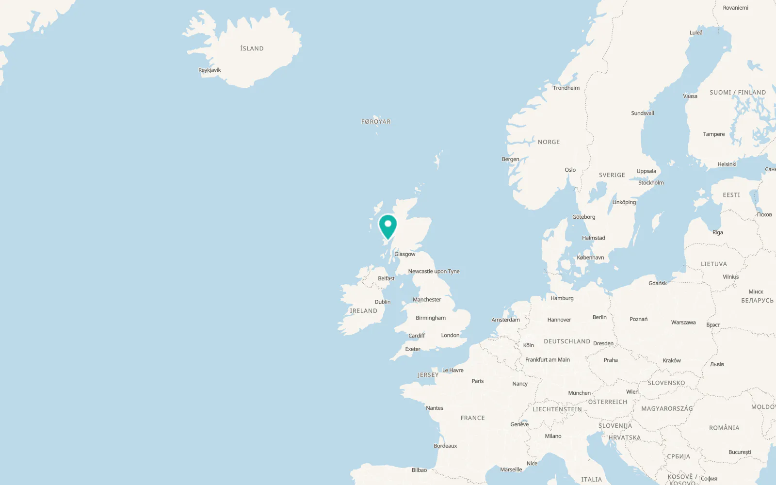 Map of Isle Of Mull