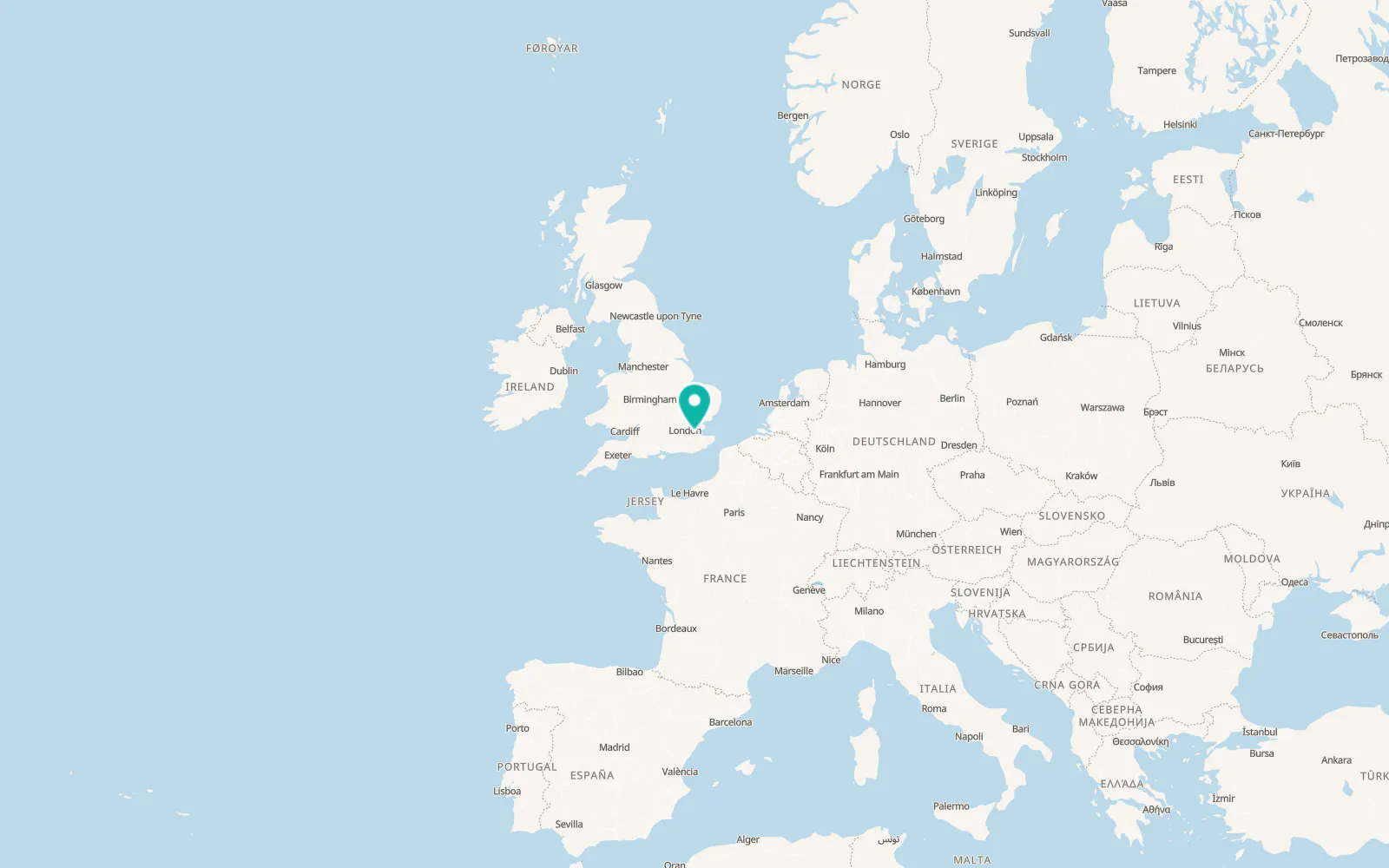 Map of Istead Rise