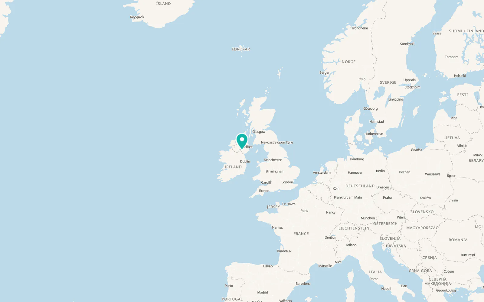 Map of Keady