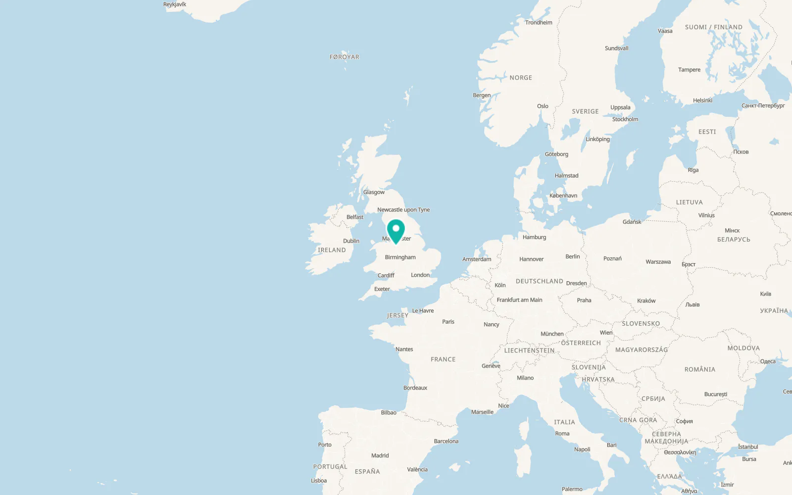 Map of Keele
