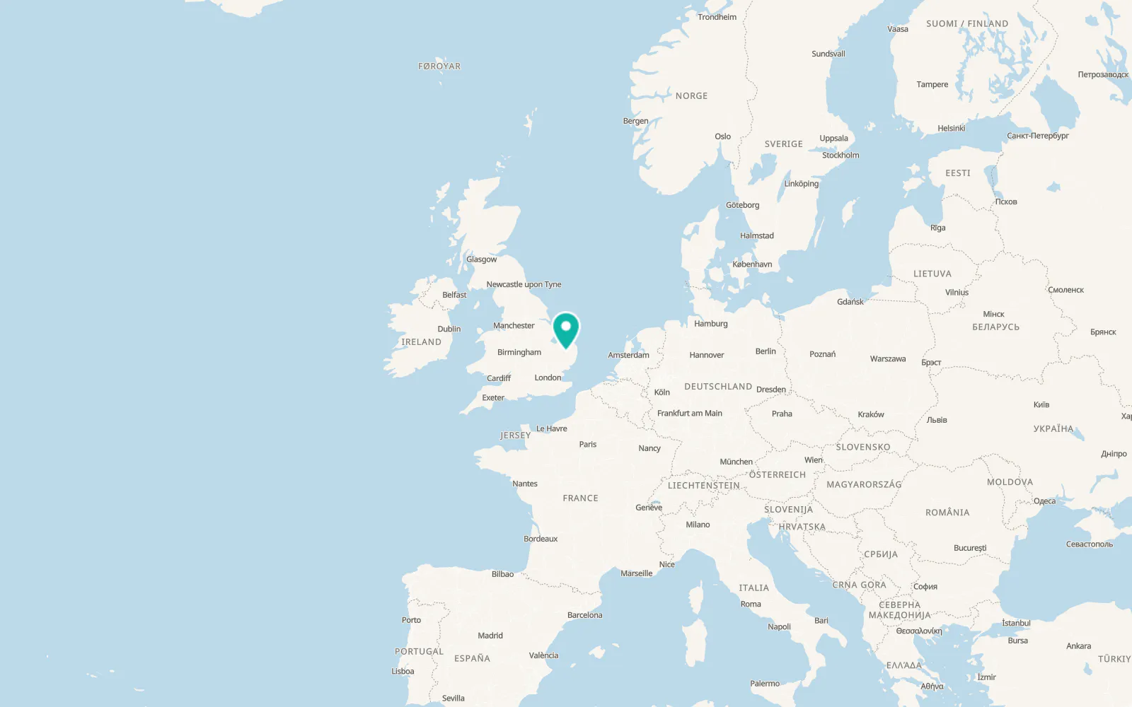 Map of Kenninghall