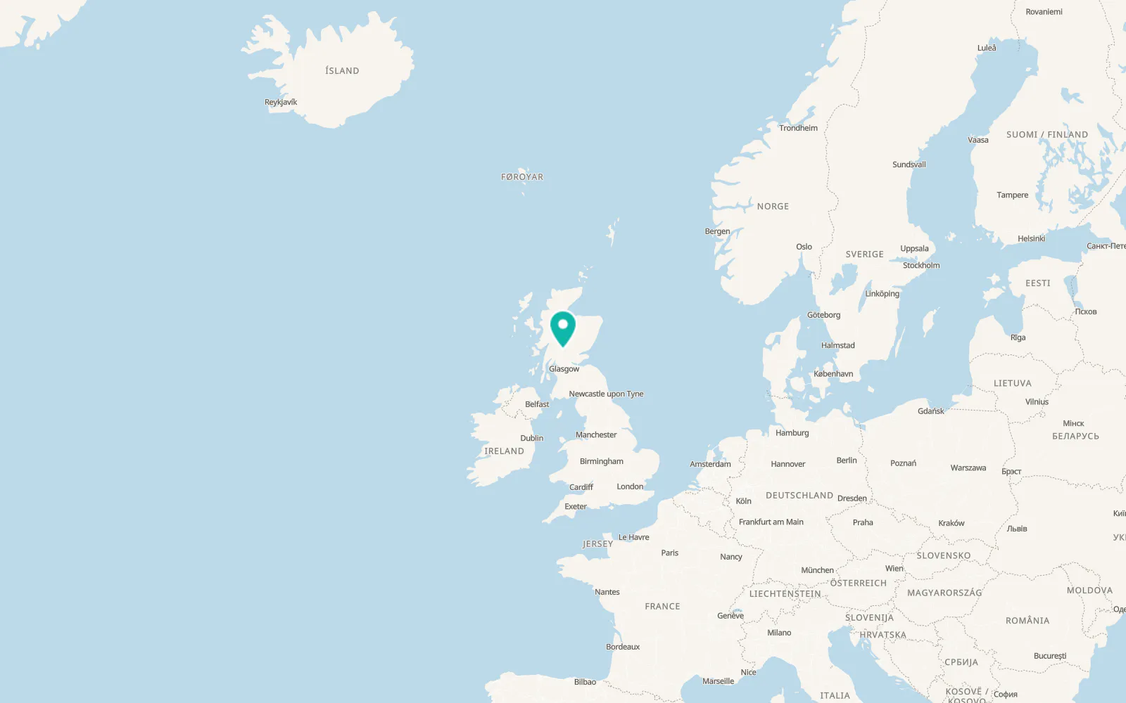 Map of Killin