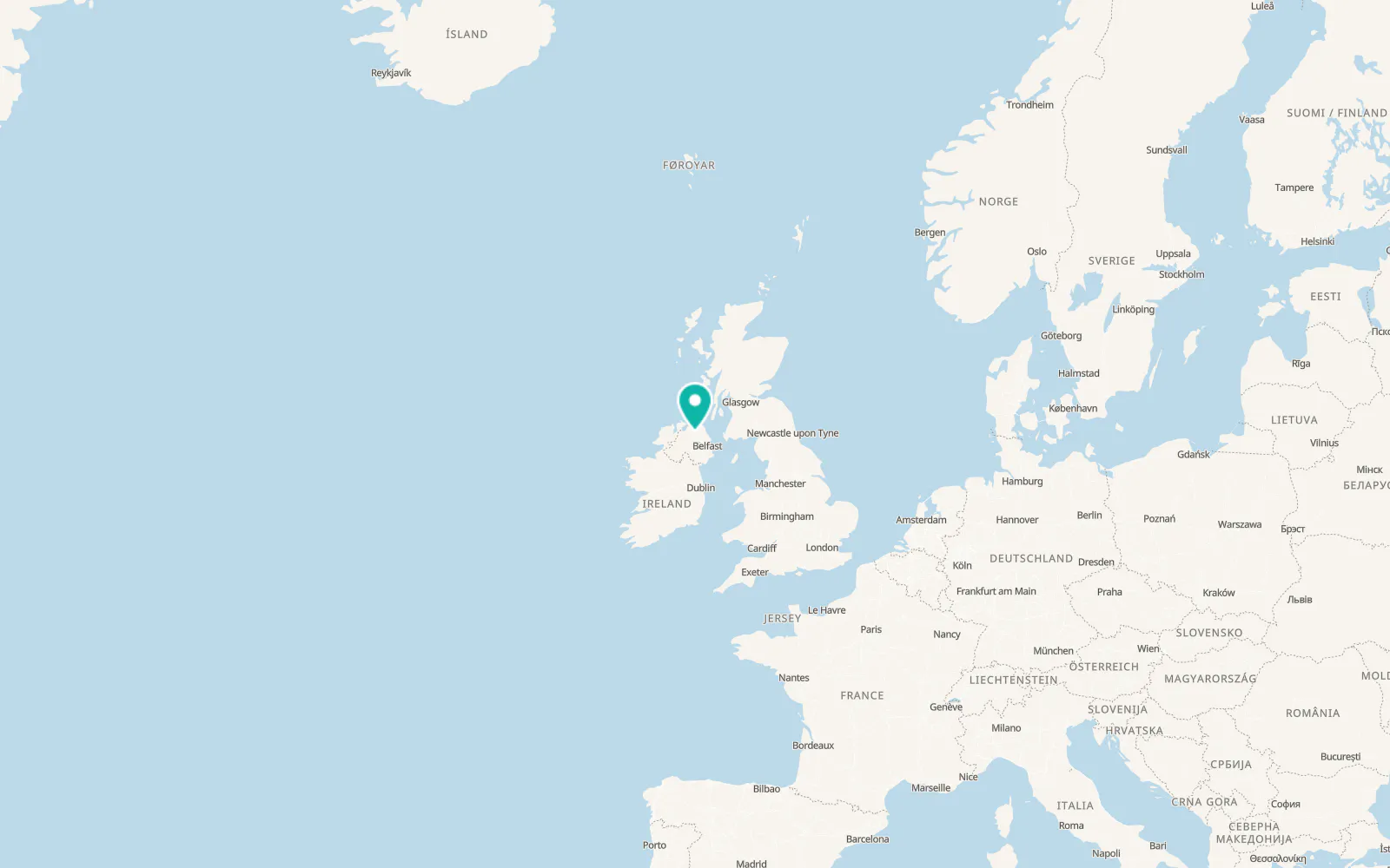 Map of Kilrea