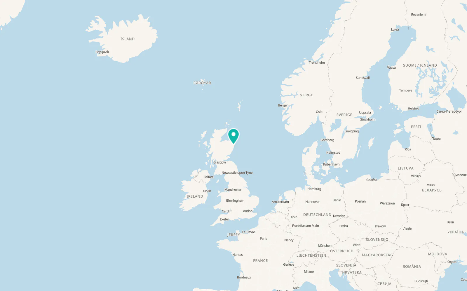 Map of Kingseat
