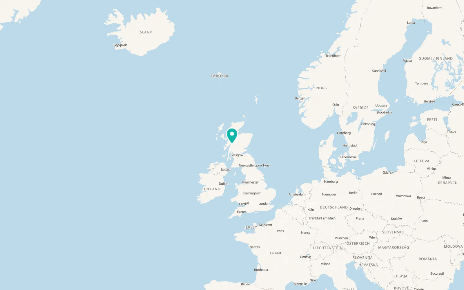 Map of Kinlochleven