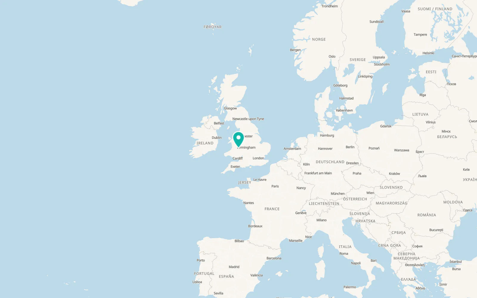 Map of Knighton