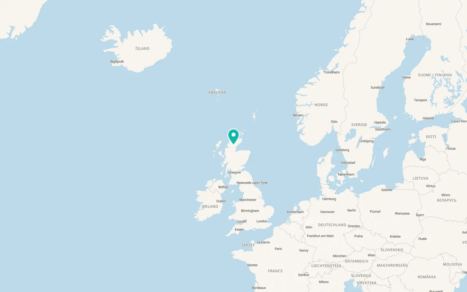 Map of Lairg