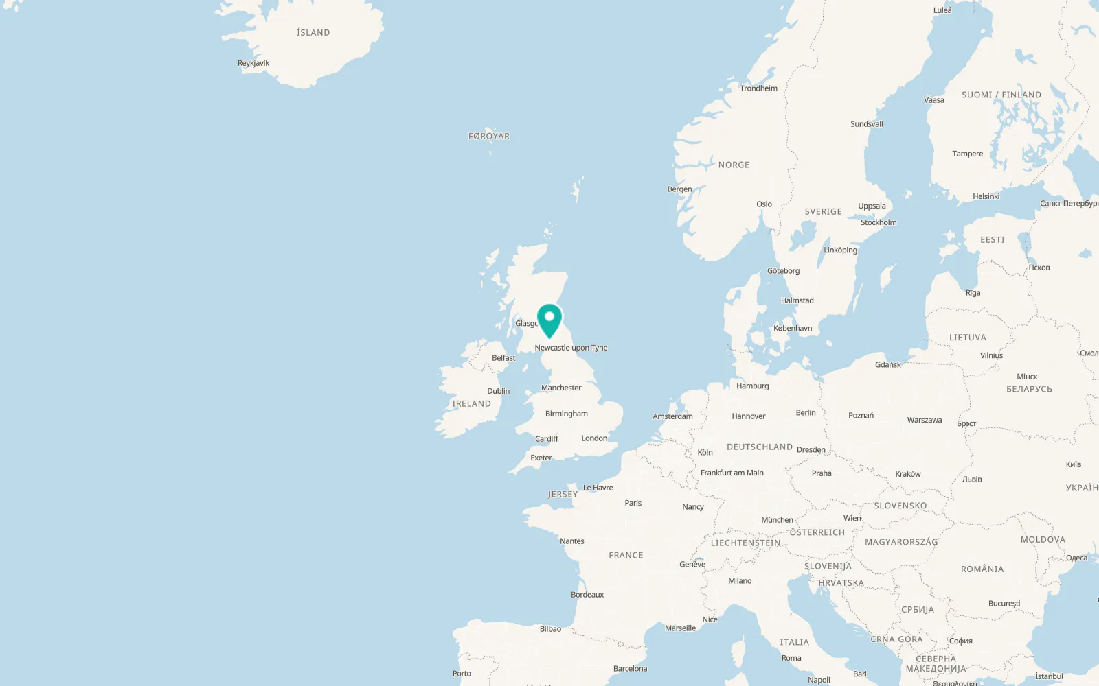 Map of Langholm