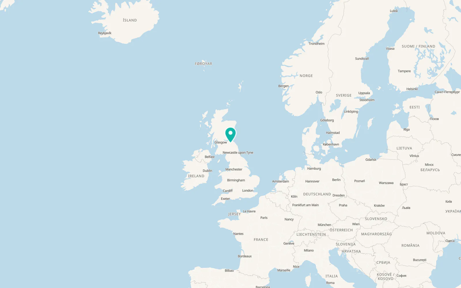 Map of Lauder