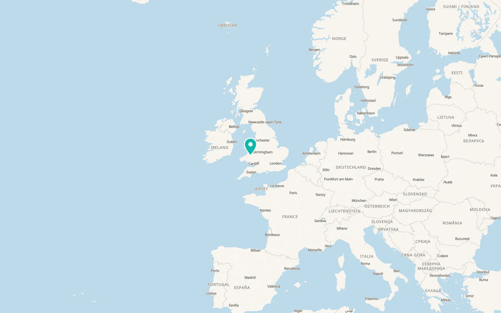 Map of Llanwrtyd Wells