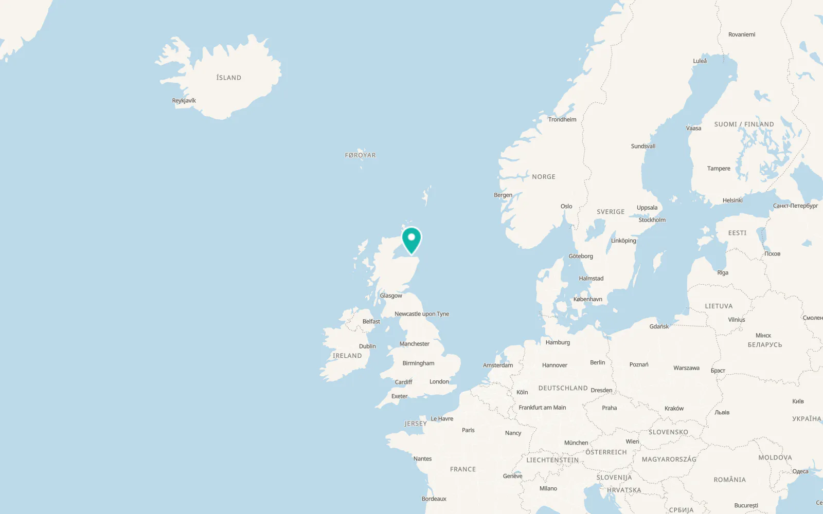 Map of Macduff