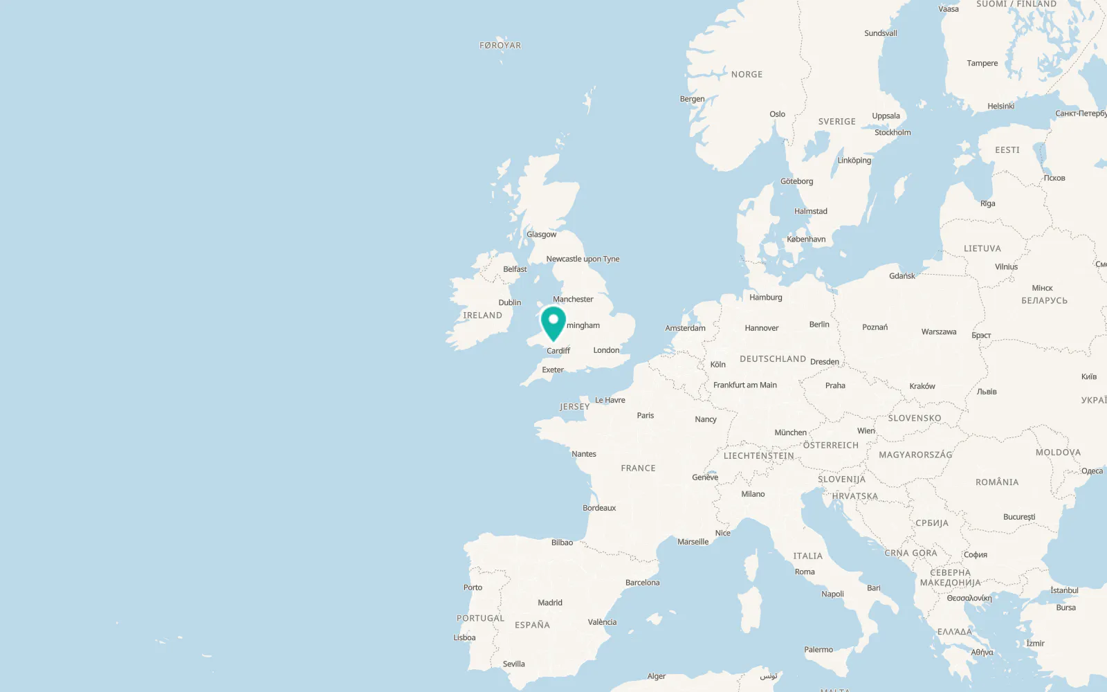 Map of Maerdy