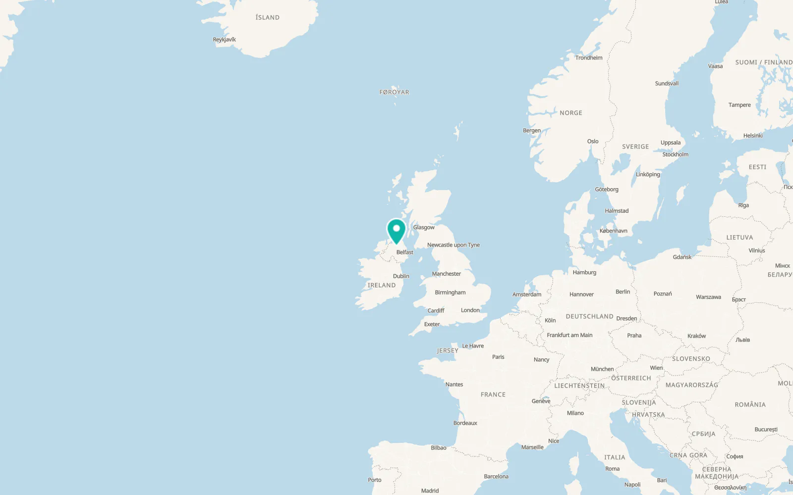 Map of Maghera