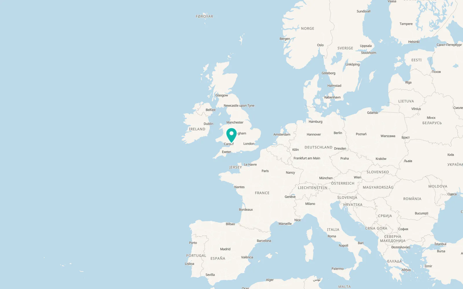 Map of Nailsea