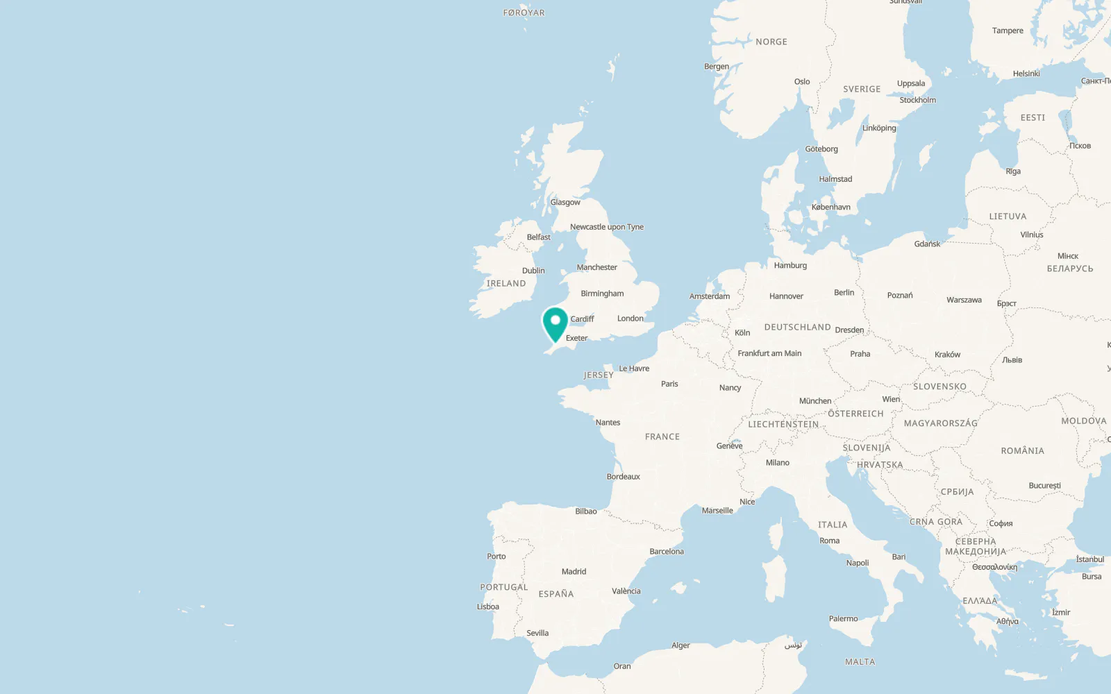 Map of Nanpean