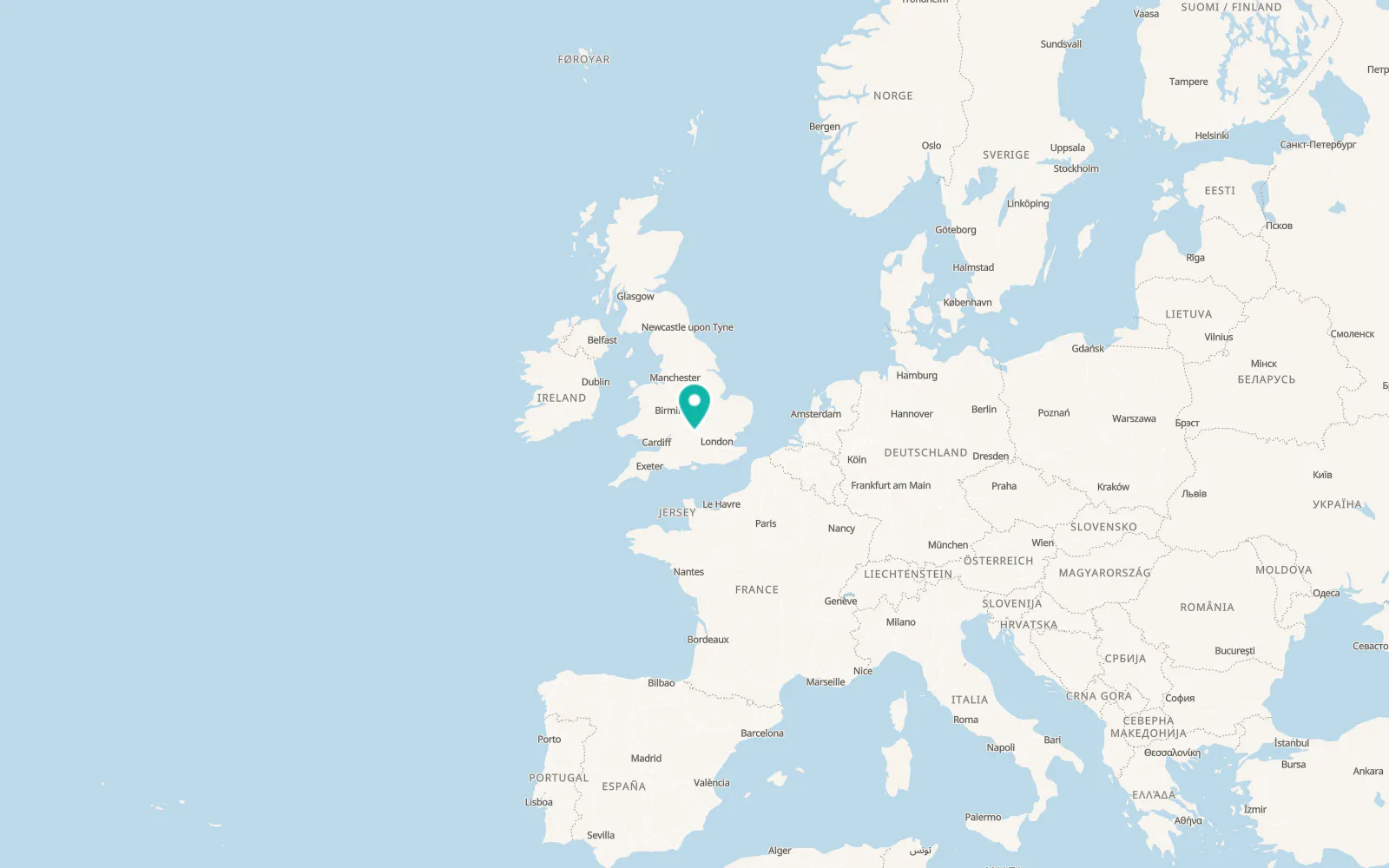 Map of Oxford