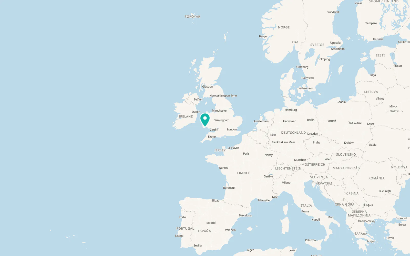 Map of Penally