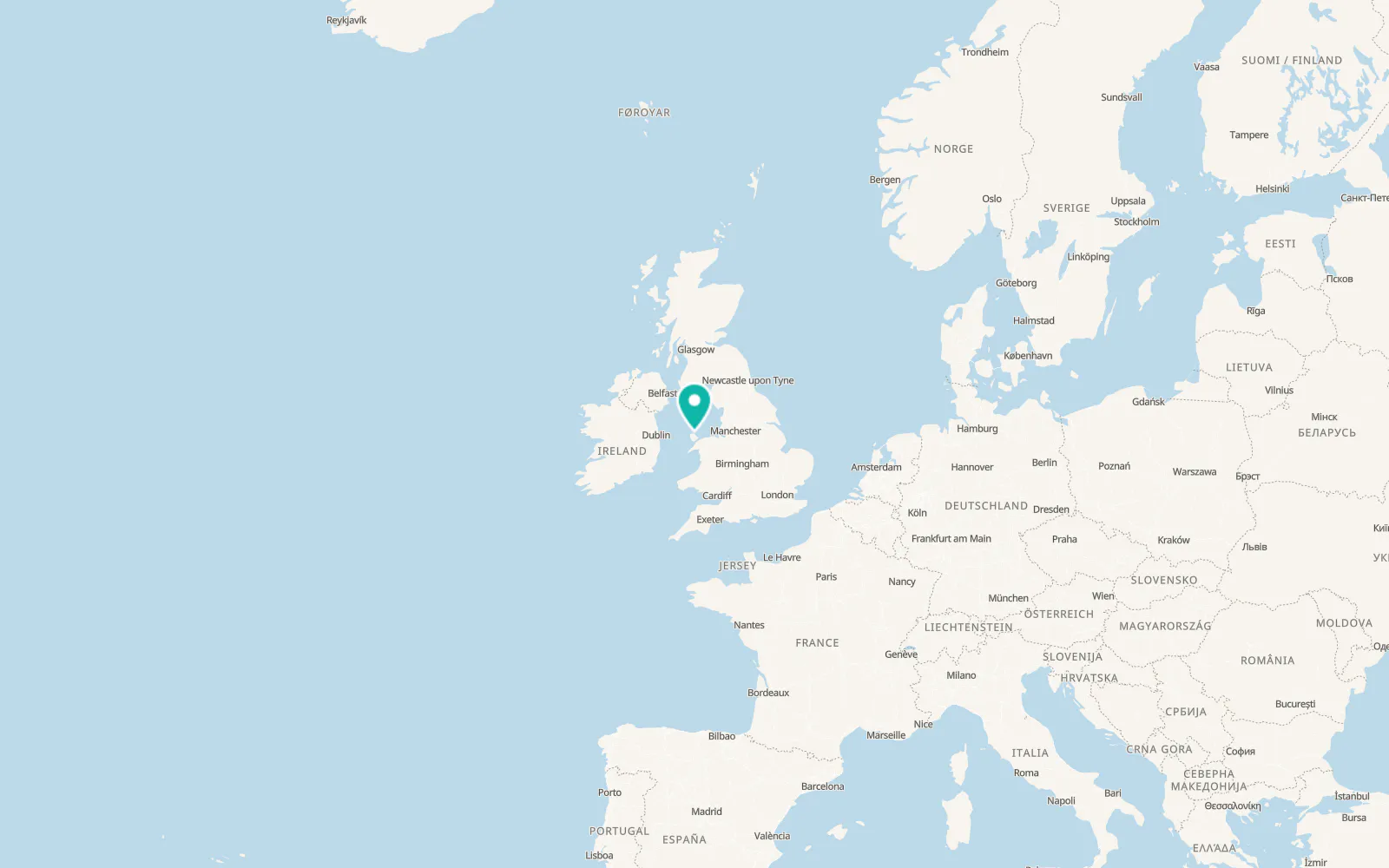 Map of Penysarn
