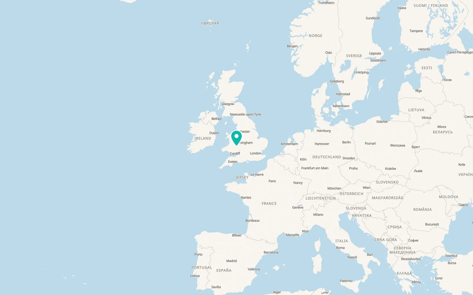 Map of Peterchurch