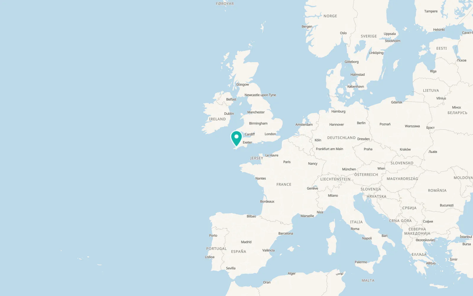 Map of Ponsanooth