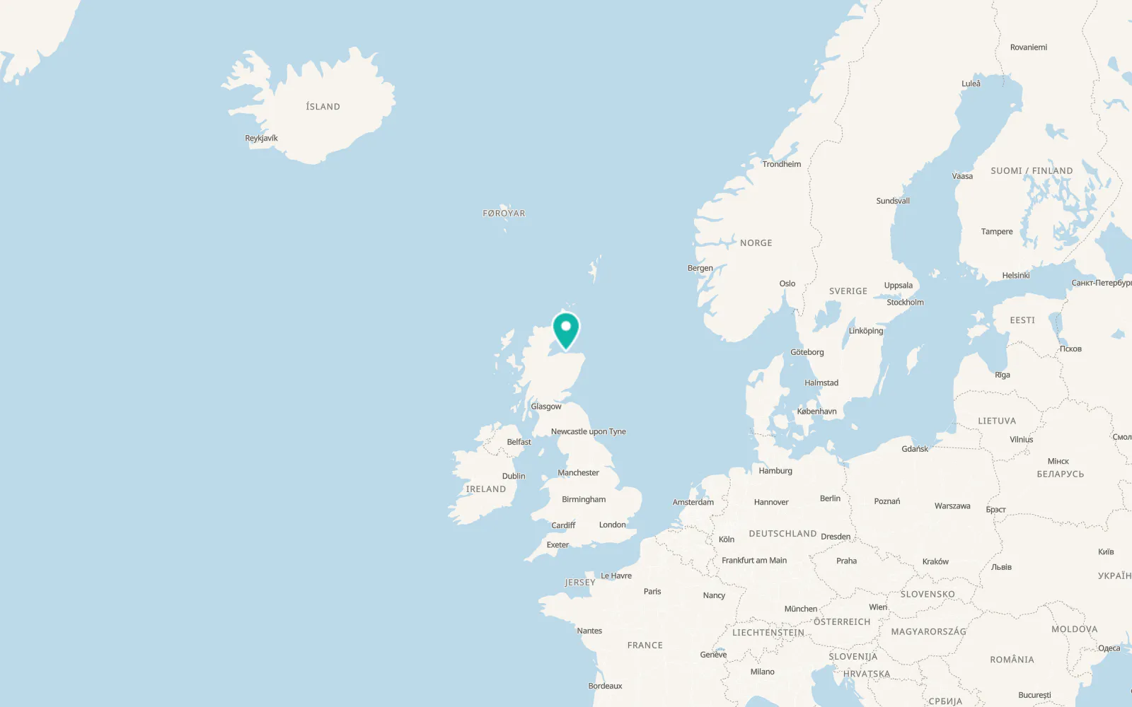 Map of Portgordon
