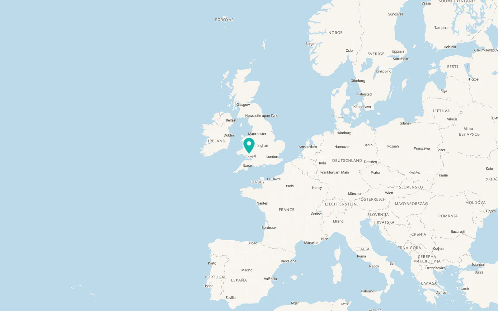 Map of Porth