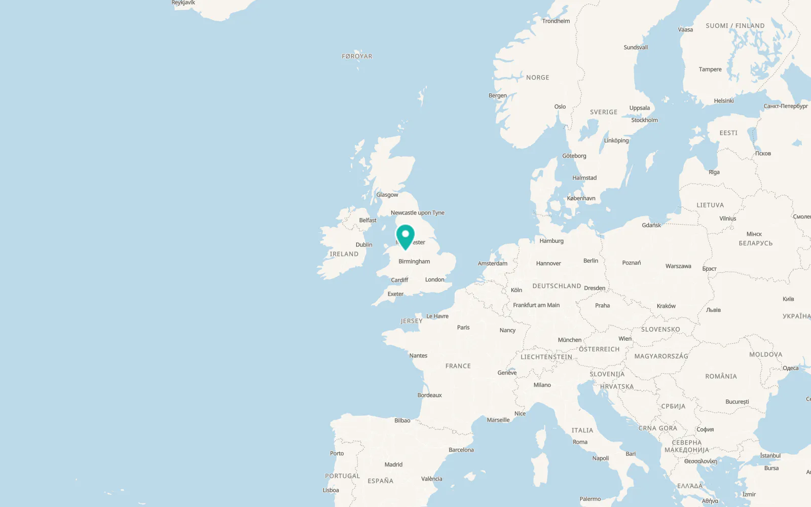 Map of Prees