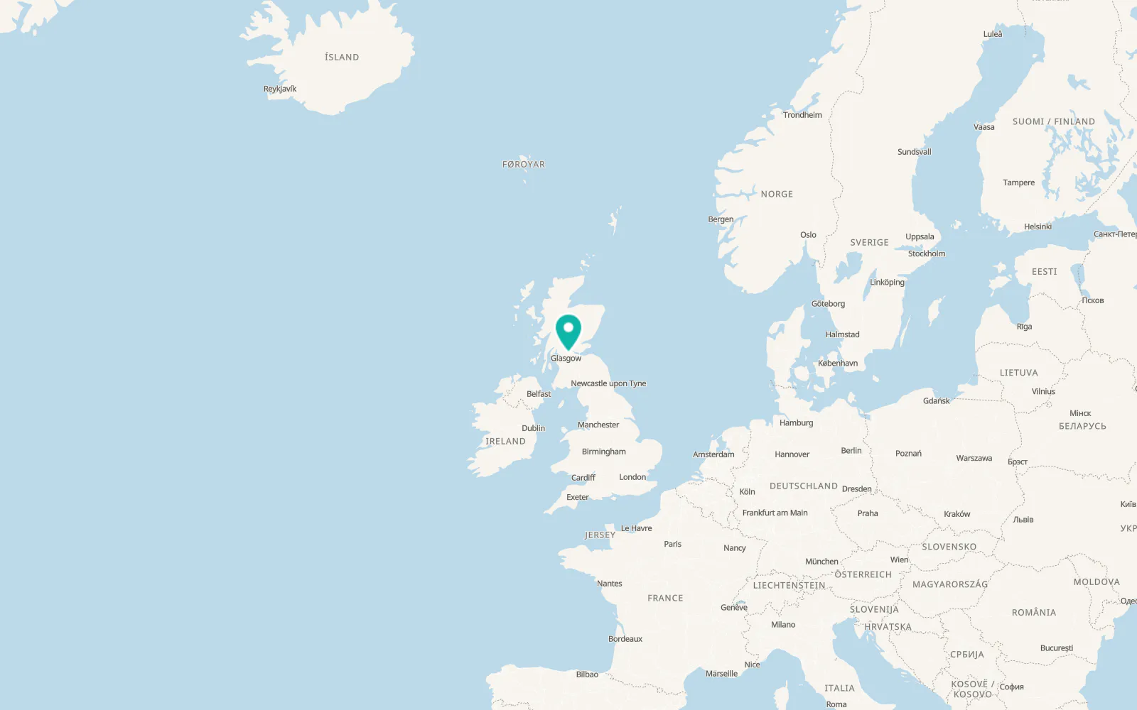 Map of Queenzieburn
