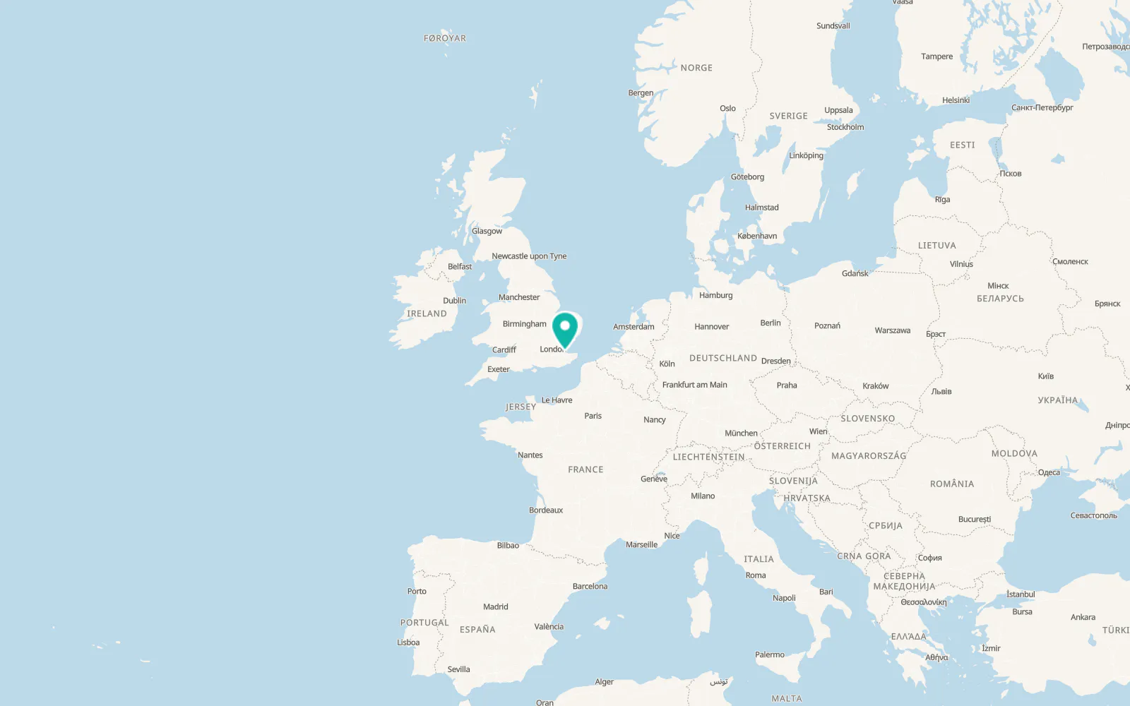 Map of Rainham