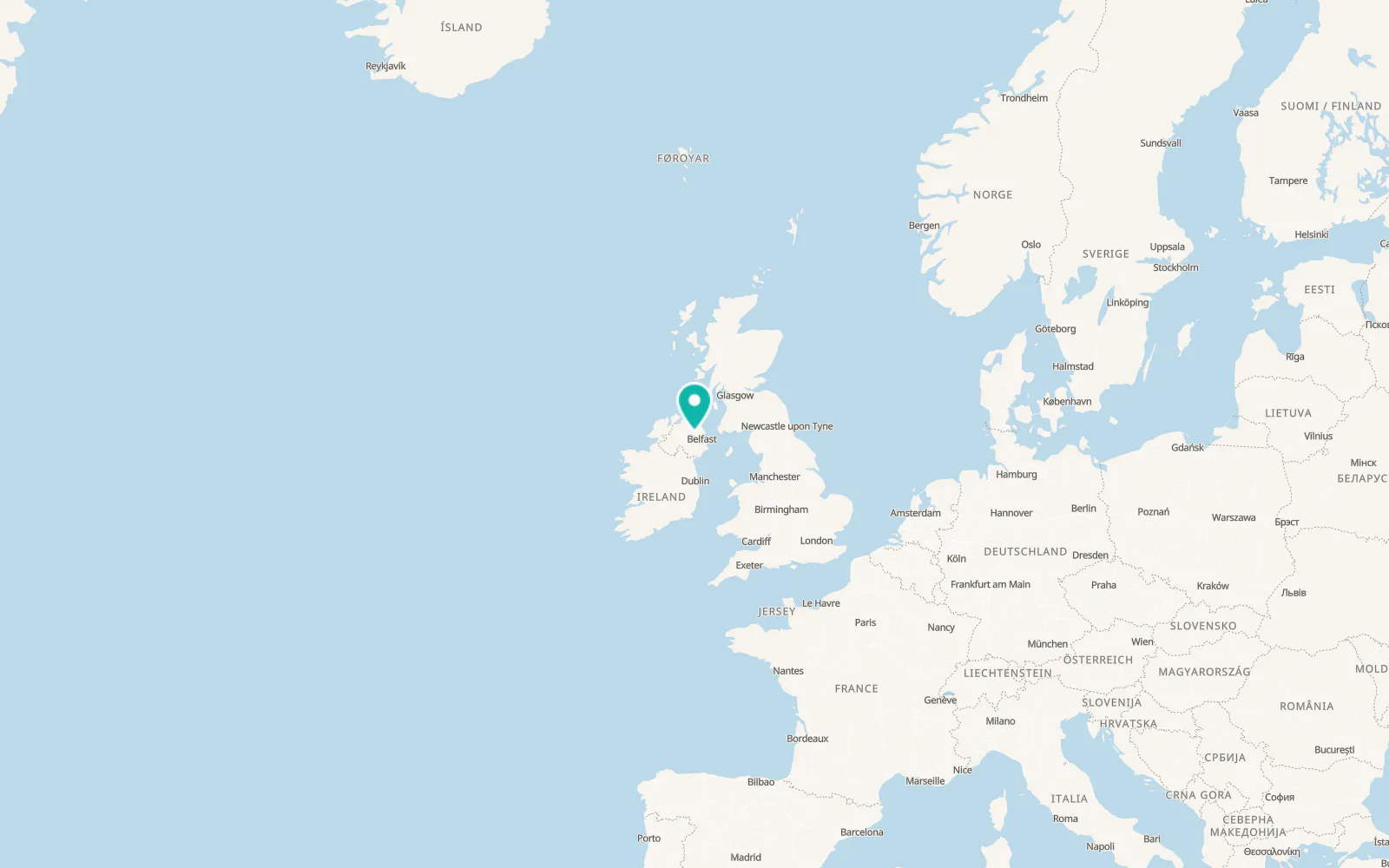 Map of Randalstown