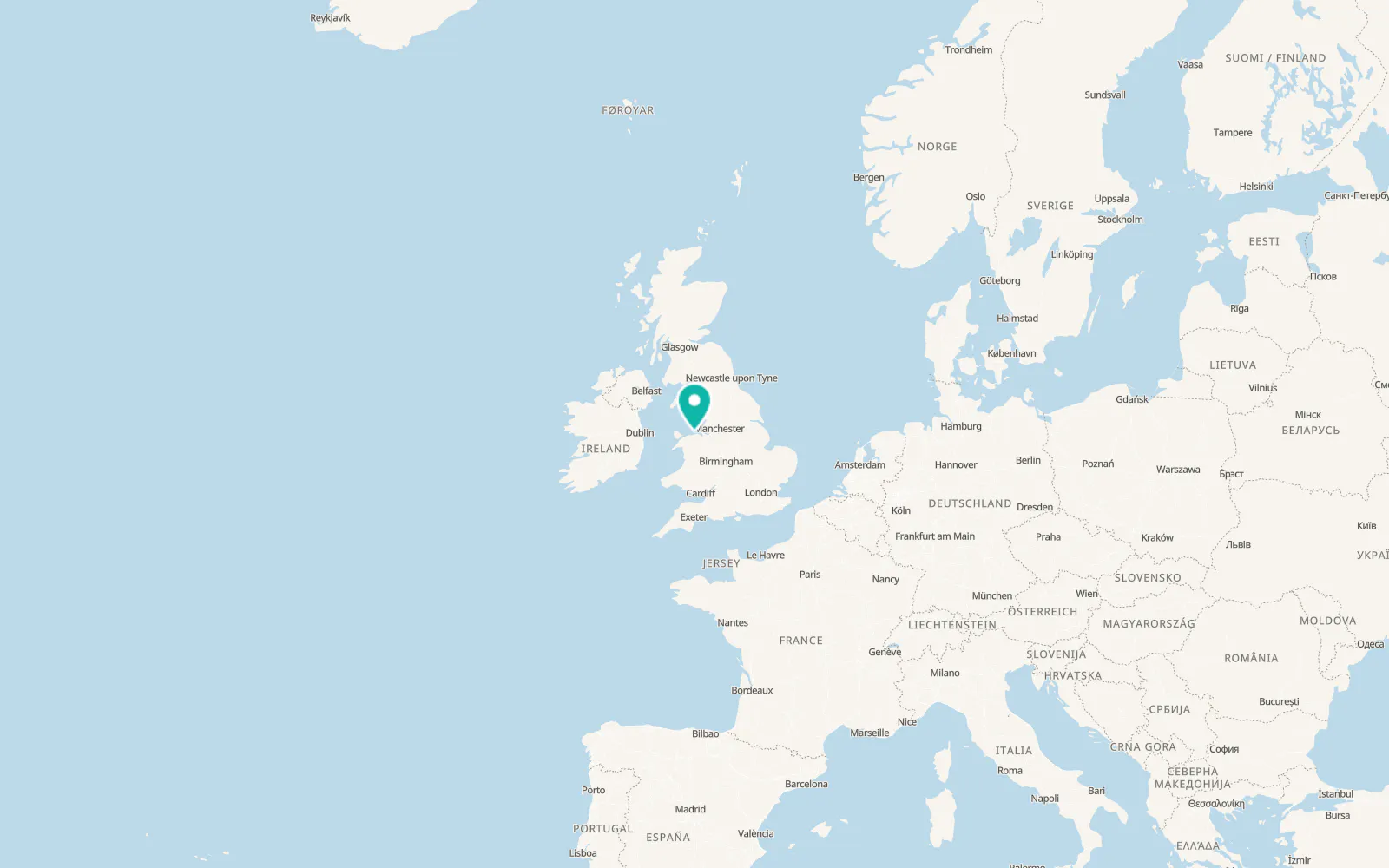 Map of Rhyl