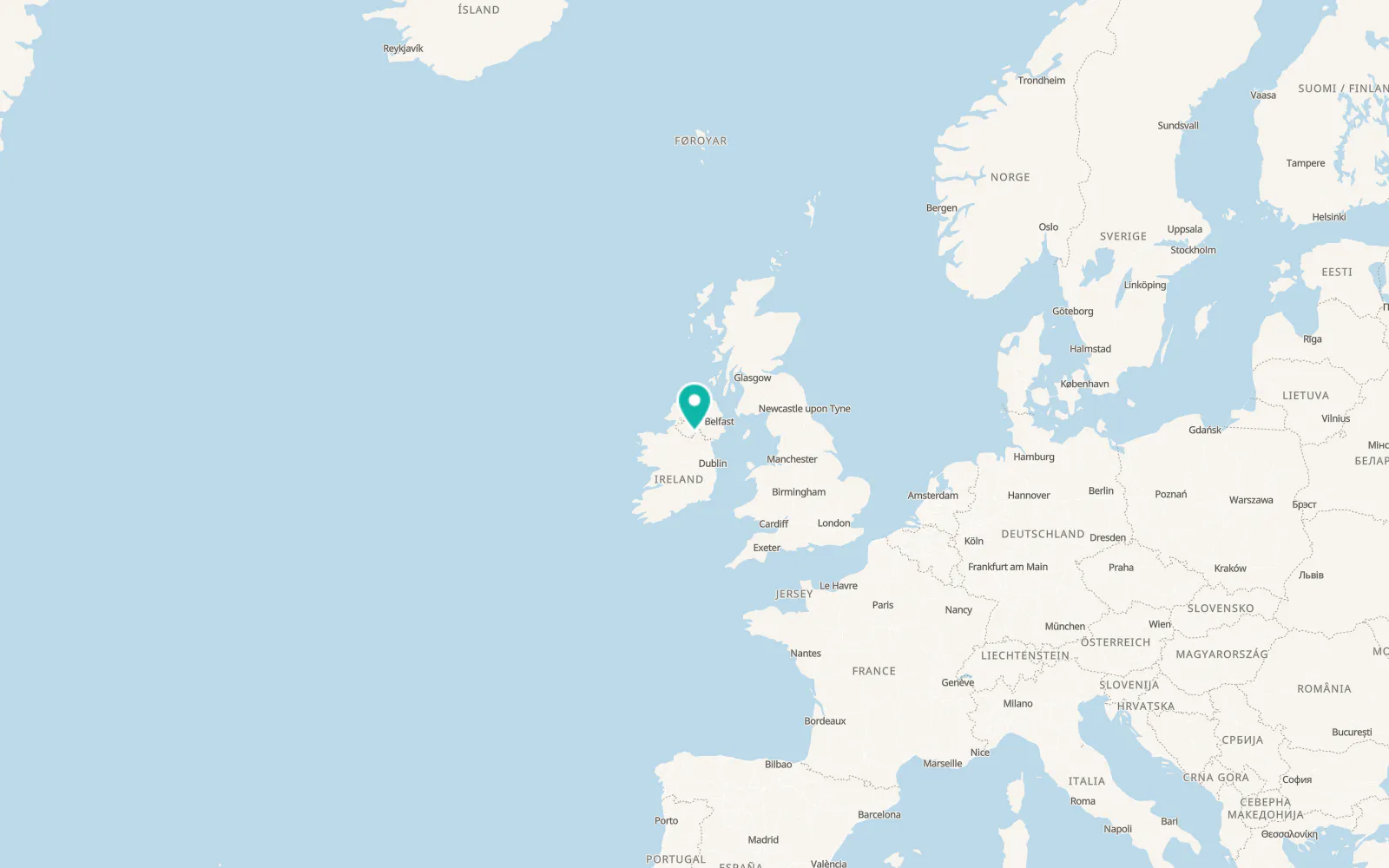 Map of Rosslea