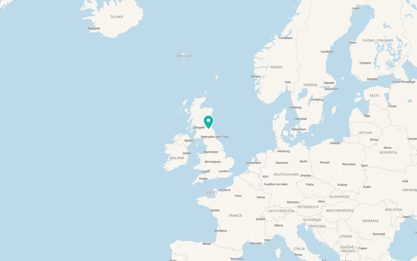 Map of Saint Boswells
