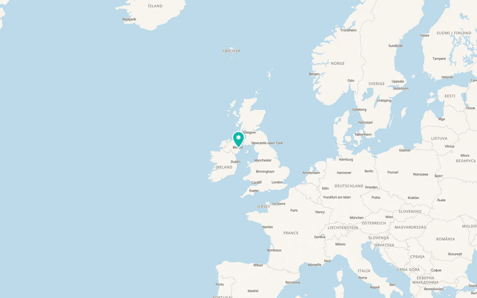 Map of Saintfield