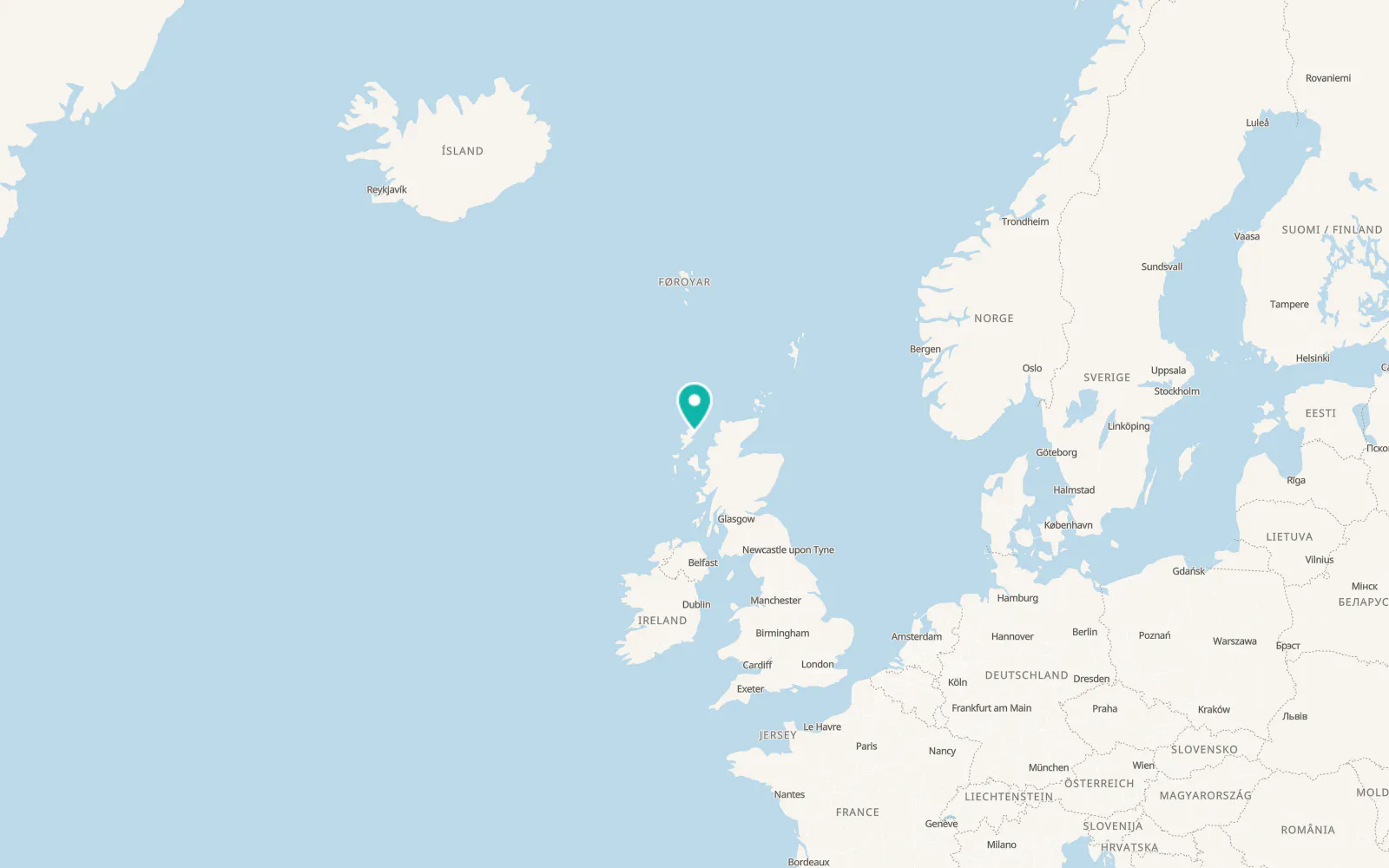 Map of Sandwick