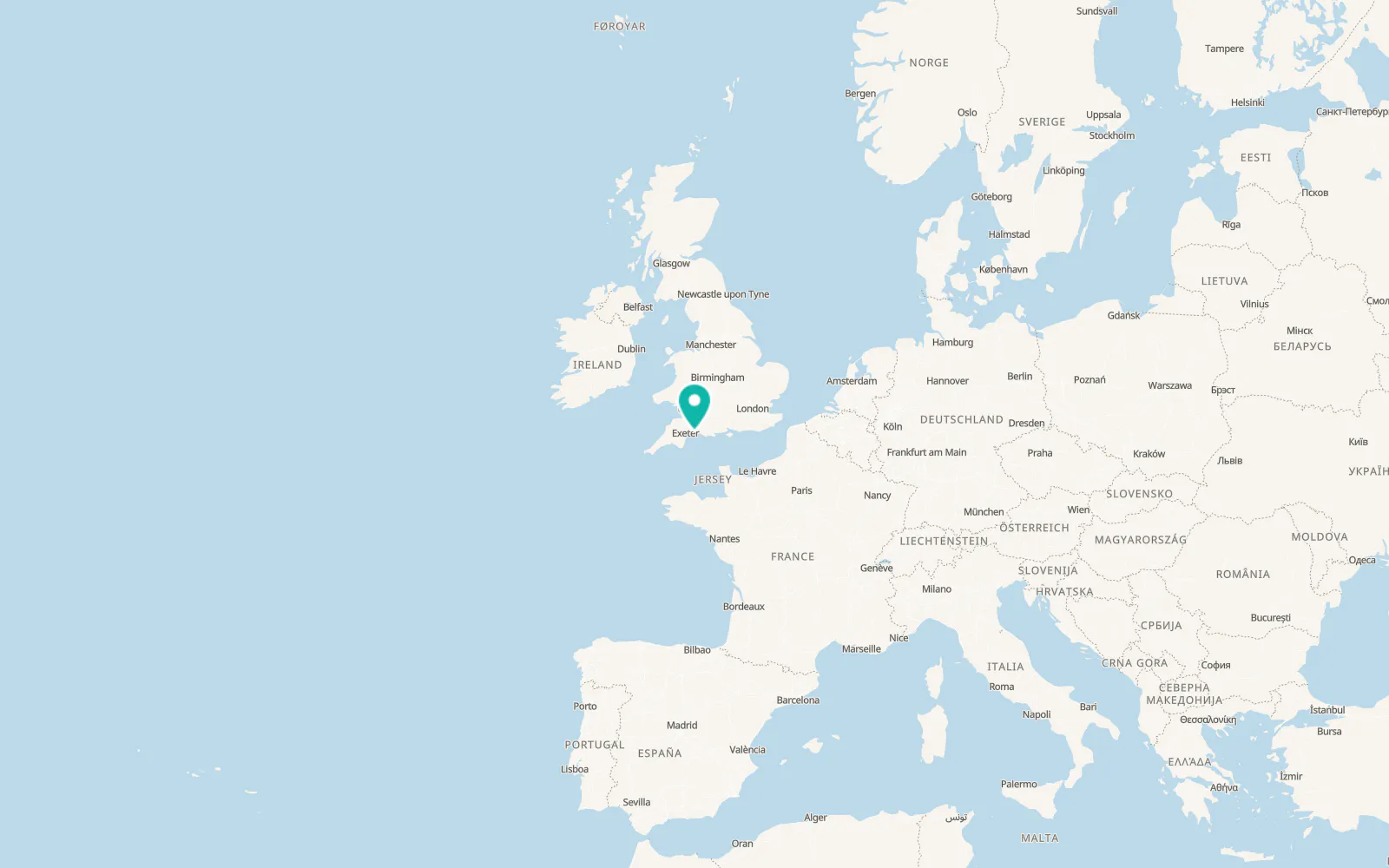 Map of Seaton