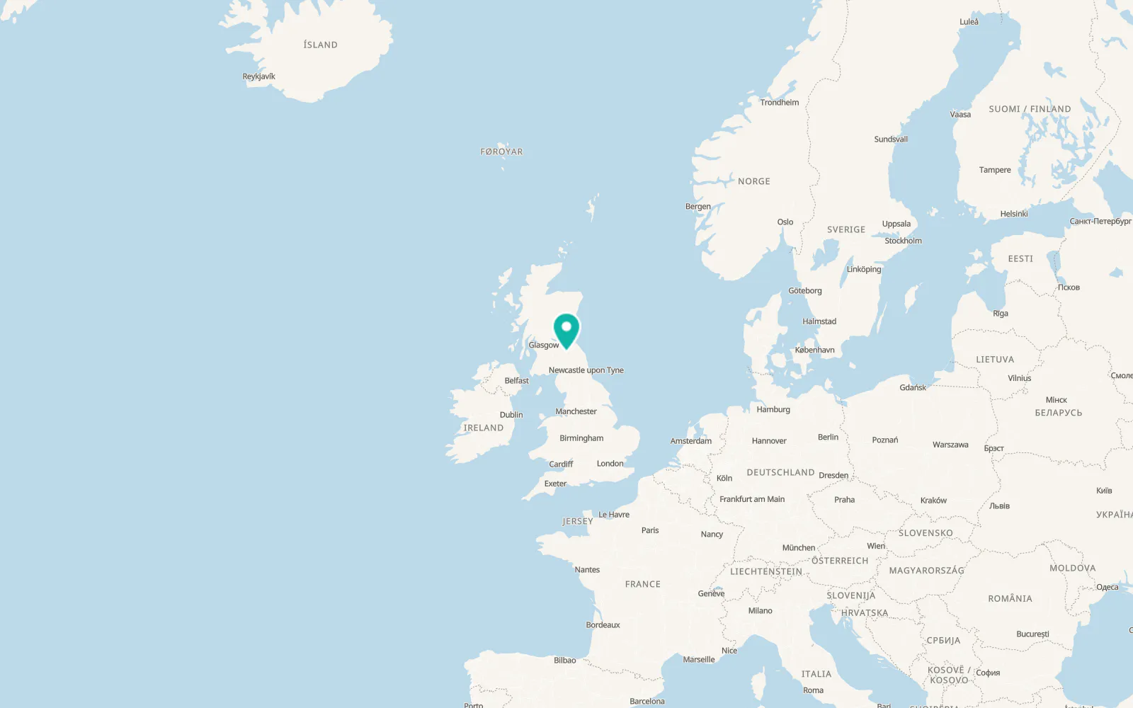 Map of Selkirk