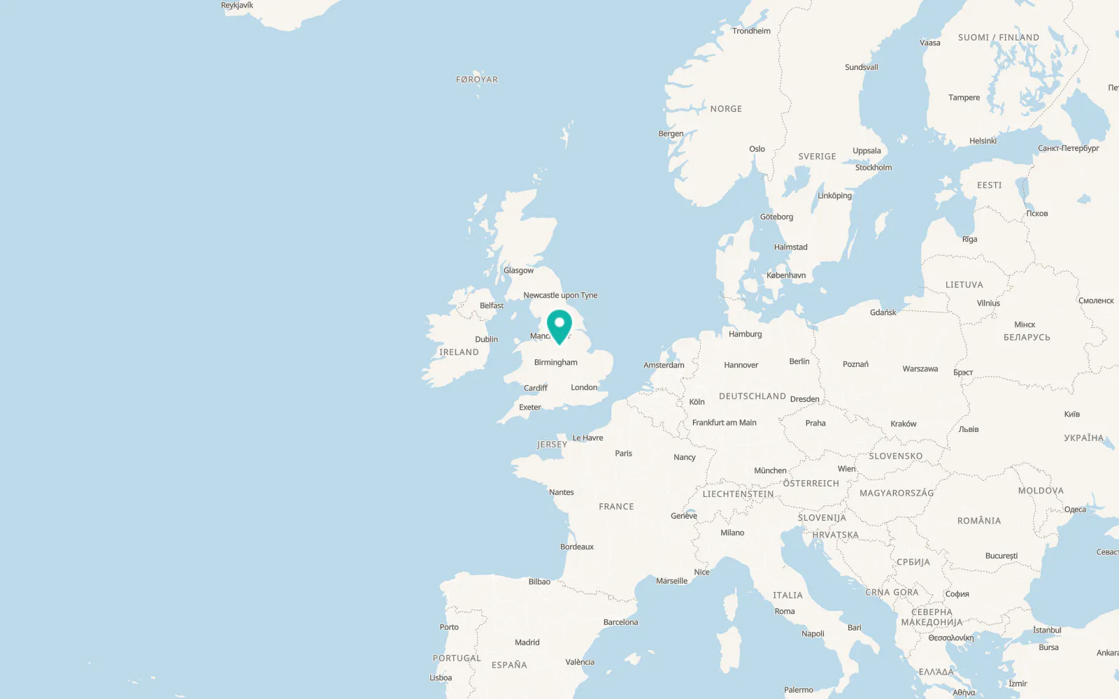 Map of Shirley