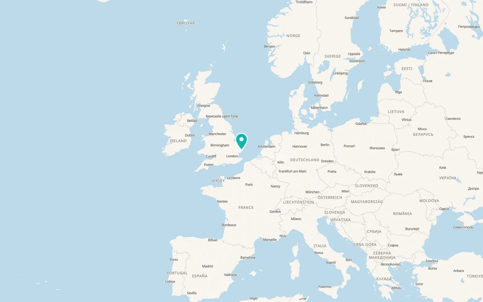 Map of Shotley
