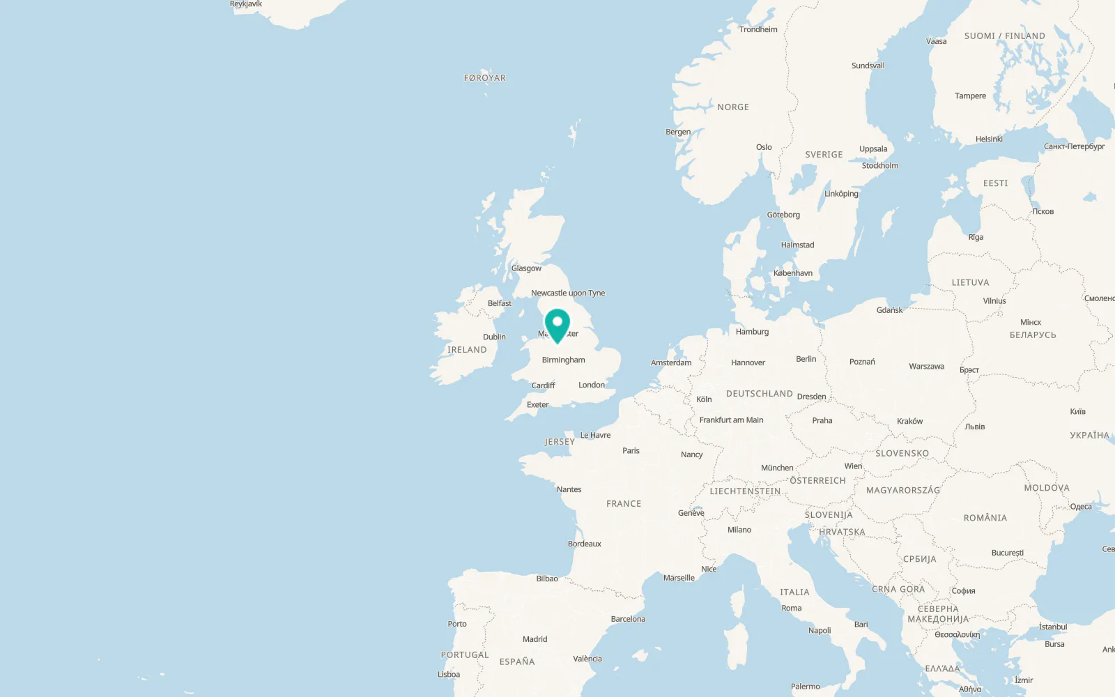Map of Standon