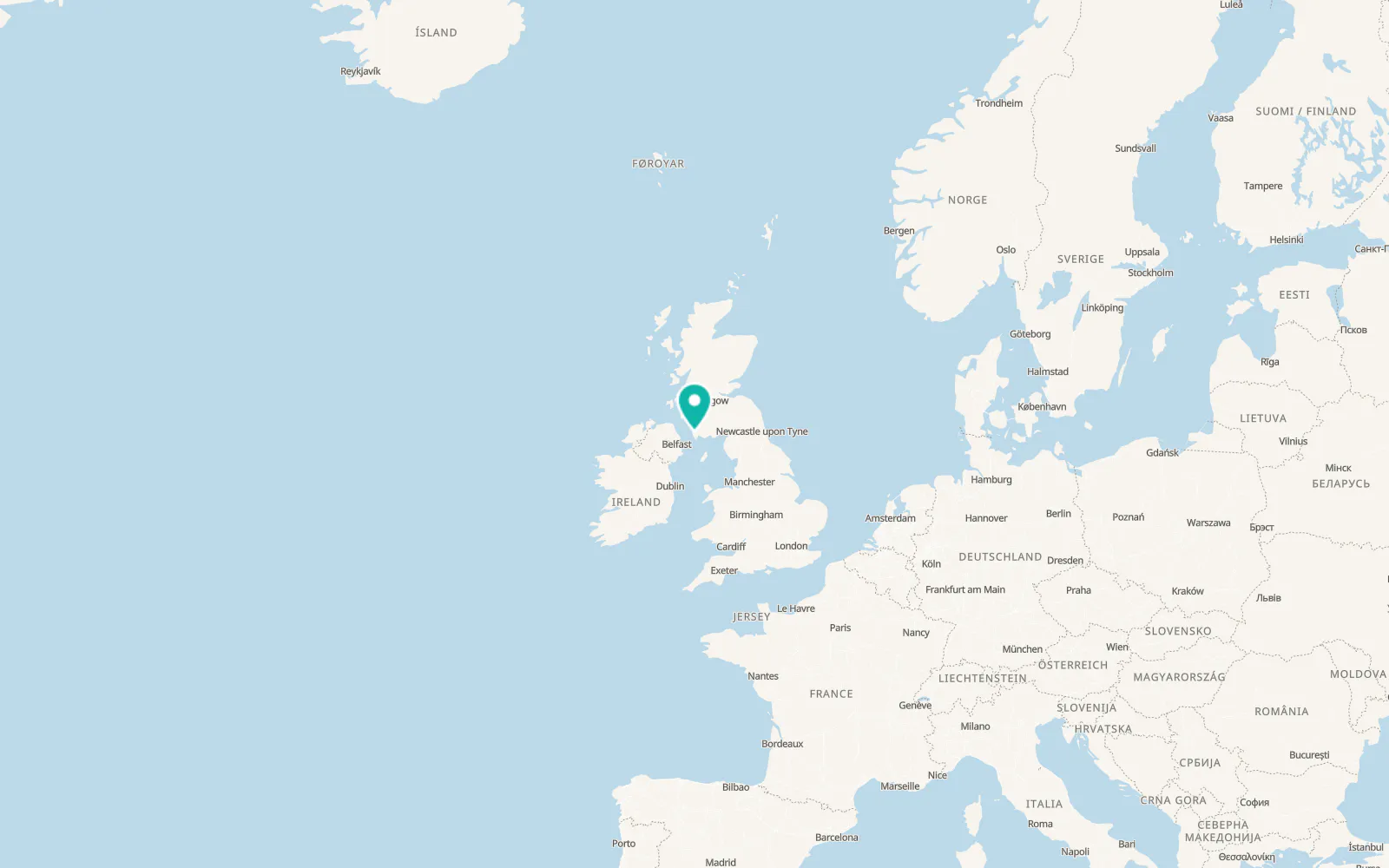 Map of Stranraer