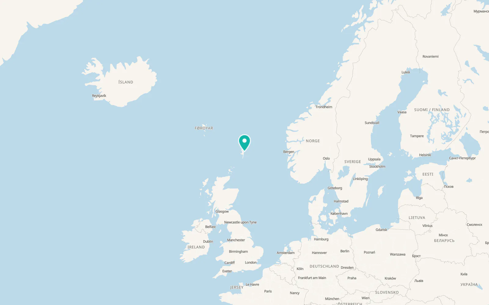 Map of Symbister
