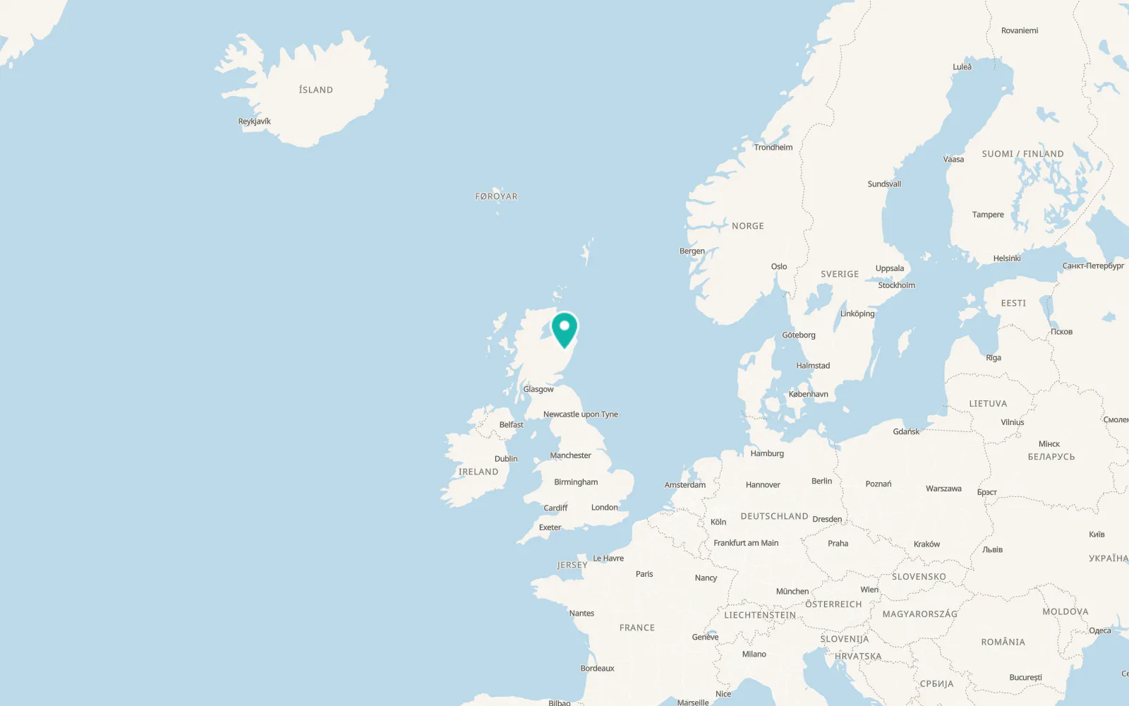 Map of Torphins